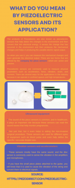 Where Can I find the best piezoelectric sensor