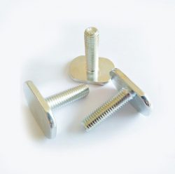 Oval Head T-Shaped Bolts Galvanized Screw Slot