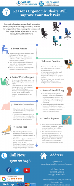 7 Reasons Ergonomic Chairs Will Improve Your Back Pain