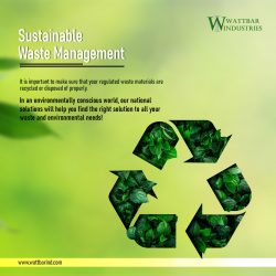 Formulate The Perfect Sustainable Waste Management Strategy With Wattbar Industries!