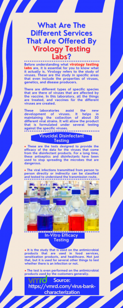 Where Can I find the best Virology Testing Labs