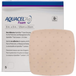 Non-adhesive foam based wound dressing.