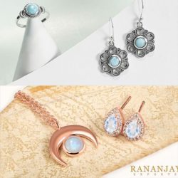 Antique Rainbow Moonstone Jewelry