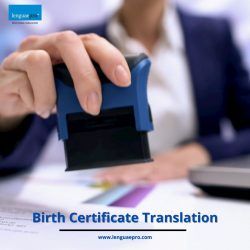 Birth Certificate Translation