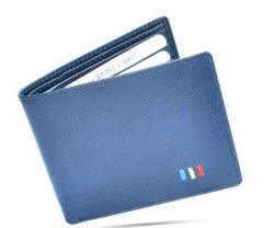 Shop For Blue Leather Men Wallet Online