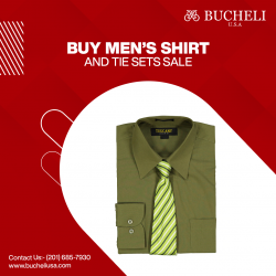 Buy Men’s Shirt And Tie Sets Sale