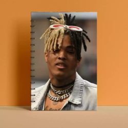 Xxxtentacion Spiral Bound Notebook Journal Diary Gift for Fans Falling Down Notebook