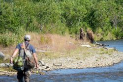 FLY FISHING IN ALASKA AT ALASKA RAINBOW LODGE