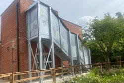 Galvanised Staircase