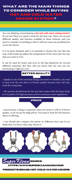 Hot And Cold Water Mixing Valve-How Does It Even Work?