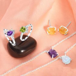 latest Gemstone Silver Jewelry Designs