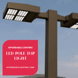 LED pole top light