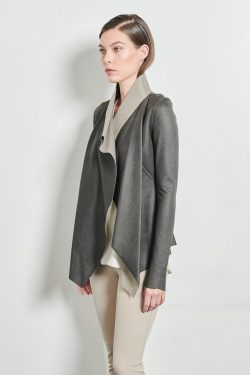 REVERSIBLE DRAPE TECHNO JACKET