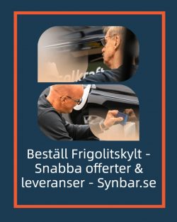 Frigolitskylt