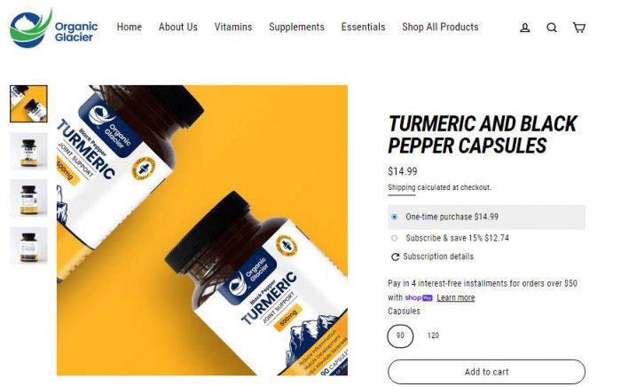 Turmeric Capsules USA
