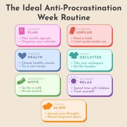 The Idea Anti- Procrastination Week Routine