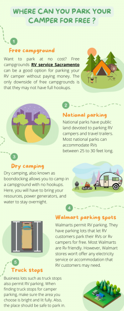 Where Can You Park Your Camper For Free?