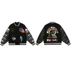 “Reaper” Varsity Jacket For Men’s