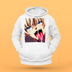 Ahegao Hoodie “Sexy Anime Girl” Hoodie