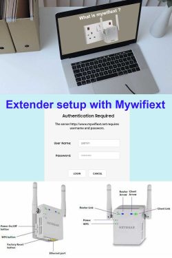 Extender setup with Mywifiext