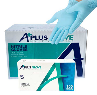 Nitrile Gloves -10 Boxes – 1000 PCS (8.99$/Box of 100pcs-100% Nitrile Patient Examination ...