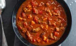 Harissa Beef and Crispy Potatoes