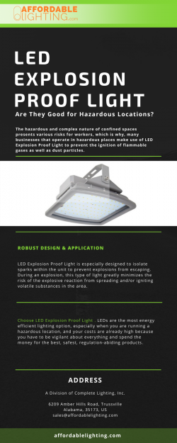 LED explosion proof light