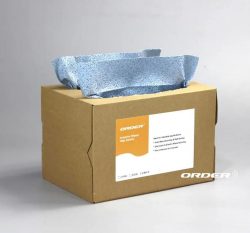 ORDER® PX-3331B heavy duty interfolded Brag Box Melt blown Wipes