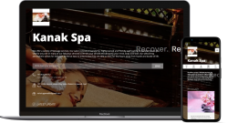 Spa website templates