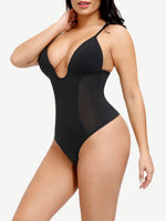 Wholesale Plunge Low-Back Thong Shapewear Bodysuit Compression