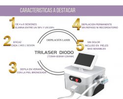 Trilaer diode laser