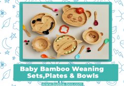 Baby Bamboo Weaning Sets, Plates & Bowls