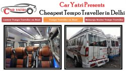 Tempo Traveller on Rent