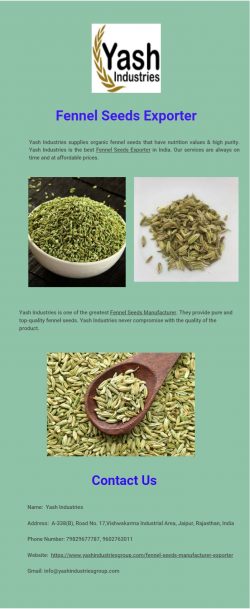 Fennel Seeds Exporter