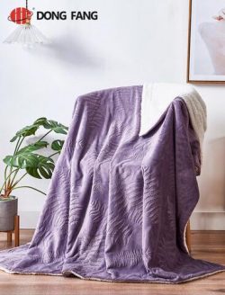 Flannel jacquard blanket DF2033