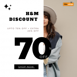 H&M Discount Code: Upto 70% Off + Extra 20% Off Everything