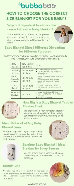 How to Choose the Correct Size Blanket for your Baby?