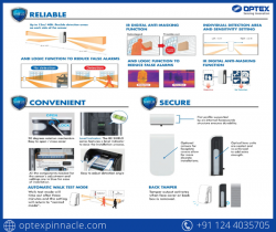 PIR Motion Sensors | Motion Sensor Alarm | Optex Pinnacle India