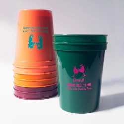 Personalized Plastic Cups