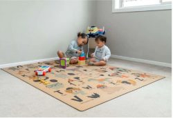 Cork Kids Play Mat| ABC Zoo |Rectangle 135cm X 180cm