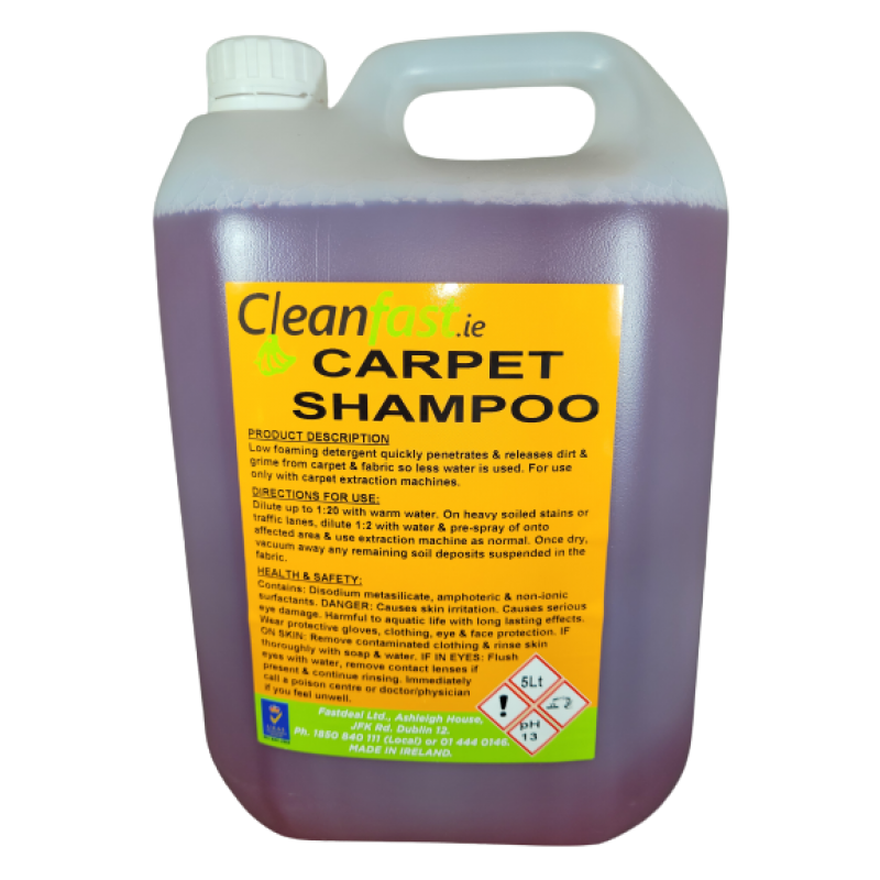 Cleanfast Carpet Cleaning Shampoo PH 13