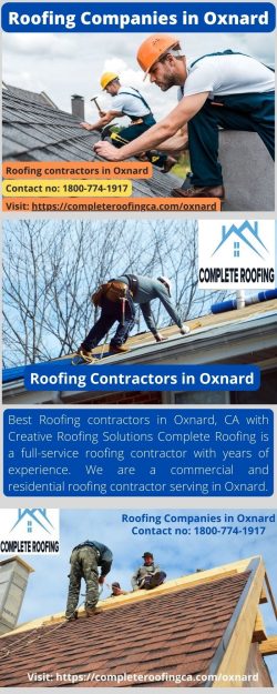 Roofing contractors in Oxnard