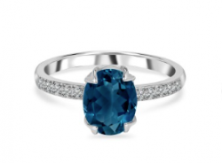 The Best Collection of london blue topaz jewelry | sagaciajewelry