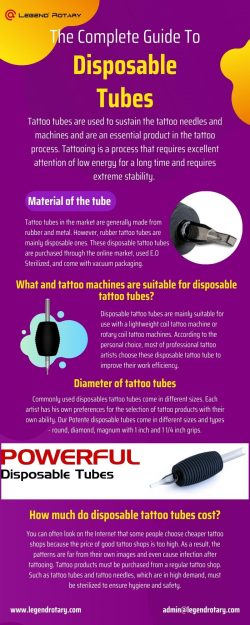 The Complete Guide To Disposable Tattoo Tubes