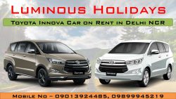 Innova on Rent per km rate for outstation