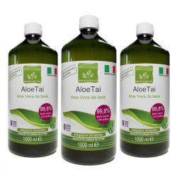 Aloe Vera da bere al 99,8% – Succo e Polpa – 3L – Benessence