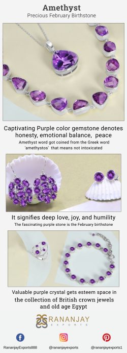 Amethyst- Precious February Birthstone