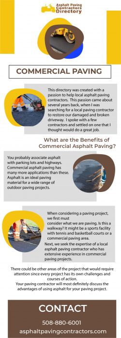 Benefits of Commercial Asphalt Paving – ASPHALT PAVING SEALCOATING CONTRACTORS DIRECTORY