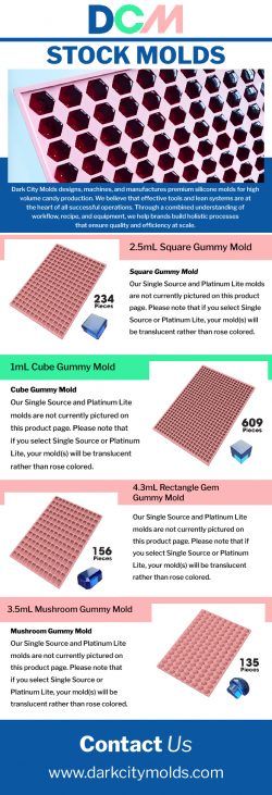 Buy the commercial-grade stock molds at Dark City Molds