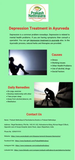 Depression Treatment in Ayurveda